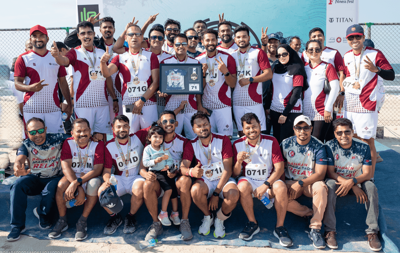 ACME team at the Bahrain Marathon Relay 2024